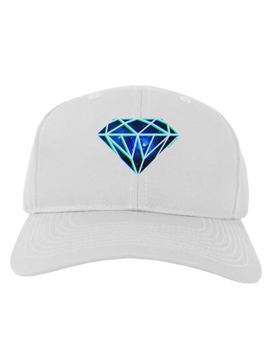 Space Diamond Adult Baseball Cap Hat-Baseball Cap-TooLoud-White-One Size-Davson Sales