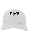 Scary Boo Text Adult Baseball Cap Hat-Baseball Cap-TooLoud-White-One Size-Davson Sales