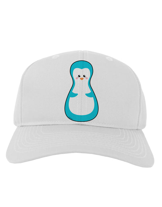 Cute Penguin Matryoshka Nesting Doll - Christmas Adult Baseball Cap Hat-Baseball Cap-TooLoud-White-One Size-Davson Sales