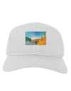 Castlewood Canyon Watercolor Adult Baseball Cap Hat-Baseball Cap-TooLoud-White-One Size-Davson Sales
