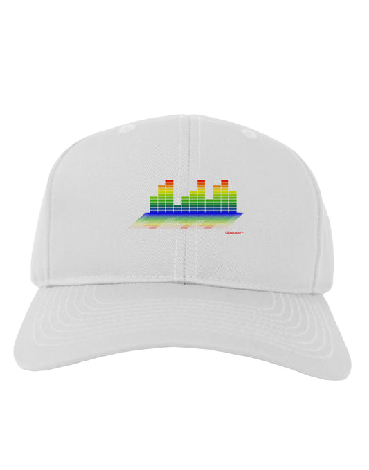 Equalizer Bars Design Adult Baseball Cap Hat by TooLoud-Baseball Cap-TooLoud-White-One Size-Davson Sales