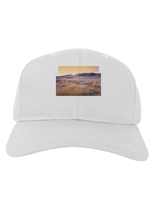 Colorado Sand Dunes Cutout Adult Baseball Cap Hat-Baseball Cap-TooLoud-White-One Size-Davson Sales