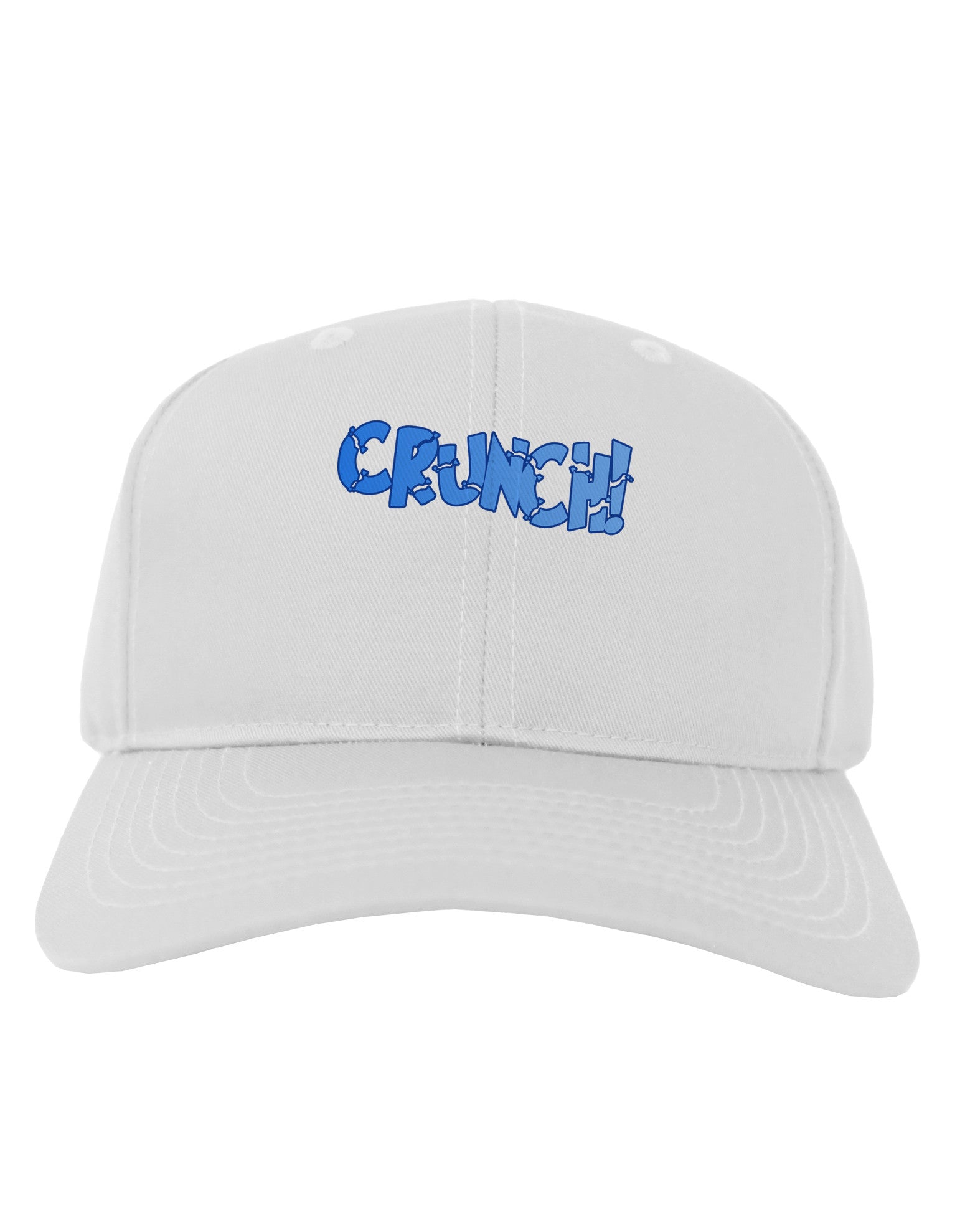 Onomatopoeia CRUNCH Adult Baseball Cap Hat-Baseball Cap-TooLoud-White-One Size-Davson Sales