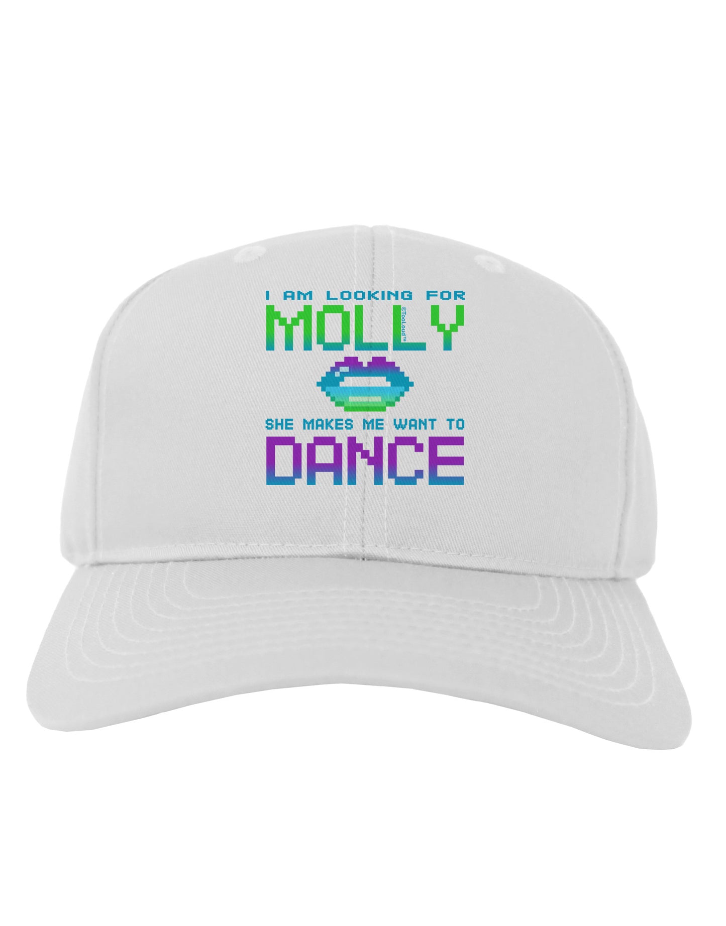 Looking For Molly Adult Baseball Cap Hat-Baseball Cap-TooLoud-White-One Size-Davson Sales