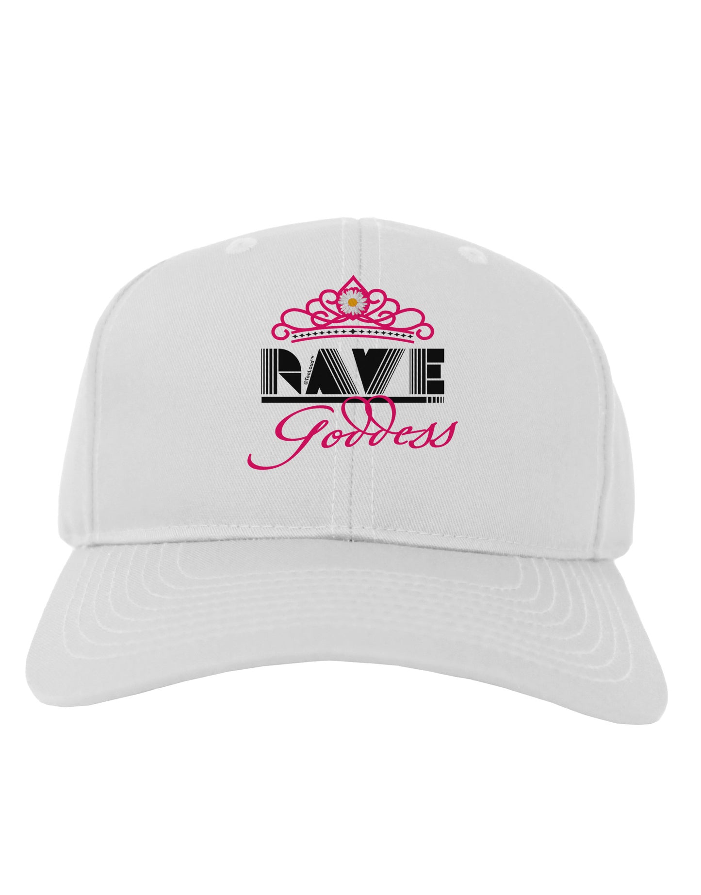 Rave Goddess Adult Baseball Cap Hat-Baseball Cap-TooLoud-White-One Size-Davson Sales