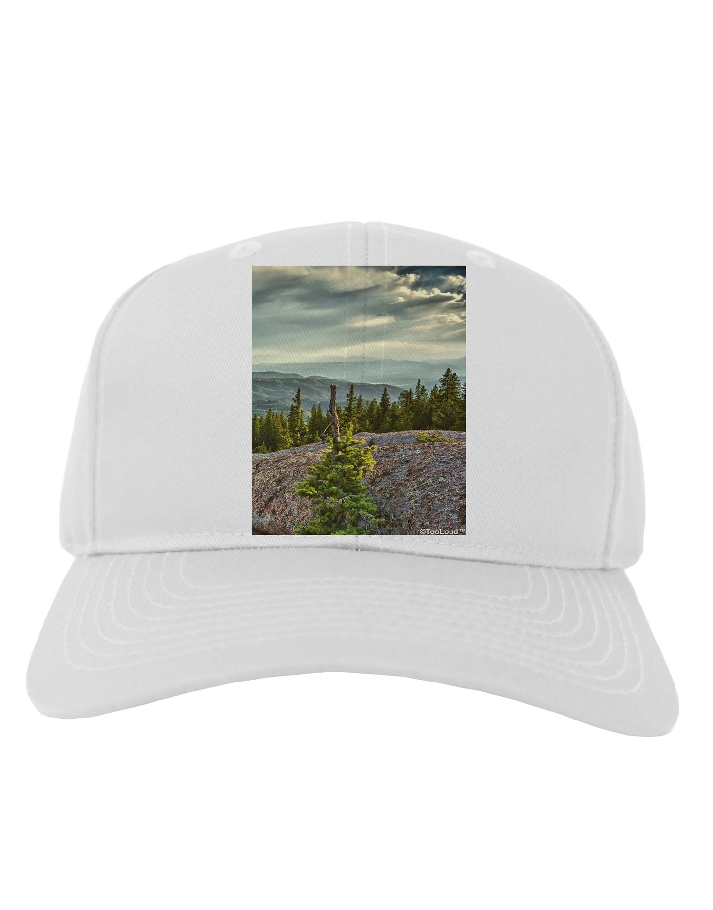 Nature Photography - Pine Kingdom Adult Baseball Cap Hat by-Baseball Cap-TooLoud-White-One Size-Davson Sales
