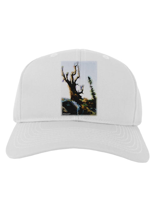CO Mountain Scenery Watercolor Adult Baseball Cap Hat-Baseball Cap-TooLoud-White-One Size-Davson Sales