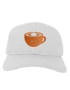 Cute Holiday Drink Pumpkin Spice Latte Adult Baseball Cap Hat-Baseball Cap-TooLoud-White-One Size-Davson Sales