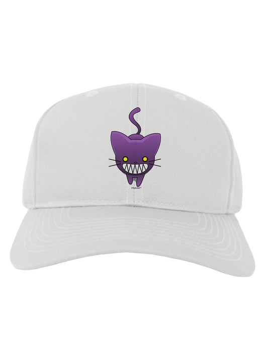 Evil Kitty Adult Baseball Cap Hat-Baseball Cap-TooLoud-White-One Size-Davson Sales