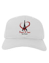 Peace & Love For Paris Adult Baseball Cap Hat-Baseball Cap-TooLoud-White-One Size-Davson Sales