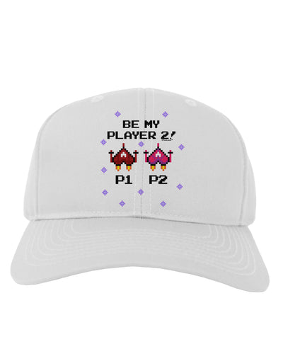 Be My Player 2 Adult Baseball Cap Hat-Baseball Cap-TooLoud-White-One Size-Davson Sales