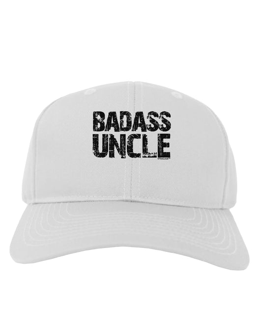 Badass Uncle Adult Baseball Cap Hat by TooLoud-Baseball Cap-TooLoud-White-One Size-Davson Sales