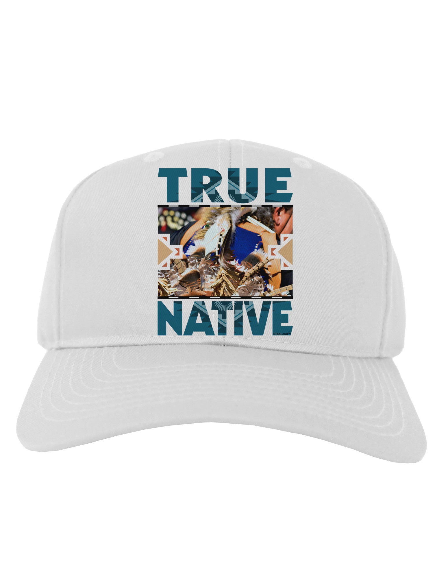 True Native American Adult Baseball Cap Hat-Baseball Cap-TooLoud-White-One Size-Davson Sales