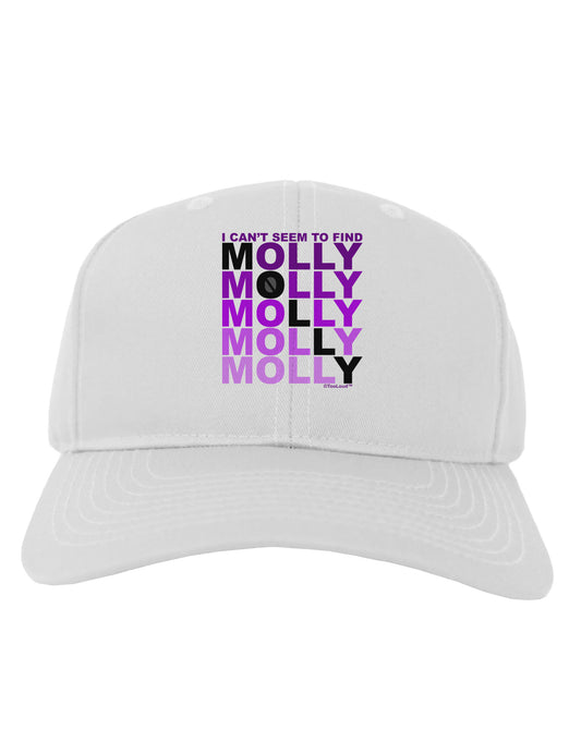 Find Molly Purple Adult Baseball Cap Hat-Baseball Cap-TooLoud-White-One Size-Davson Sales