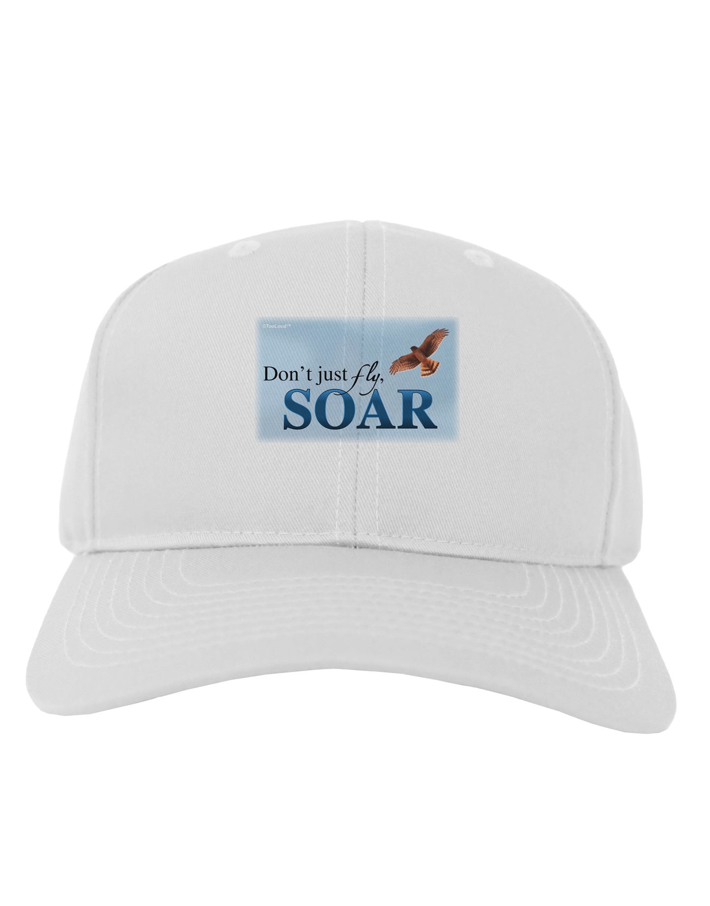 Don't Just Fly SOAR Adult Baseball Cap Hat-Baseball Cap-TooLoud-White-One Size-Davson Sales
