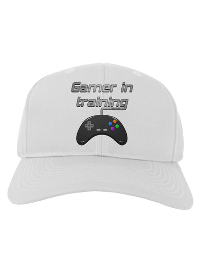 Gamer In Training Color Adult Baseball Cap Hat-Baseball Cap-TooLoud-White-One Size-Davson Sales