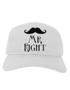Mr Right Adult Baseball Cap Hat-Baseball Cap-TooLoud-White-One Size-Davson Sales