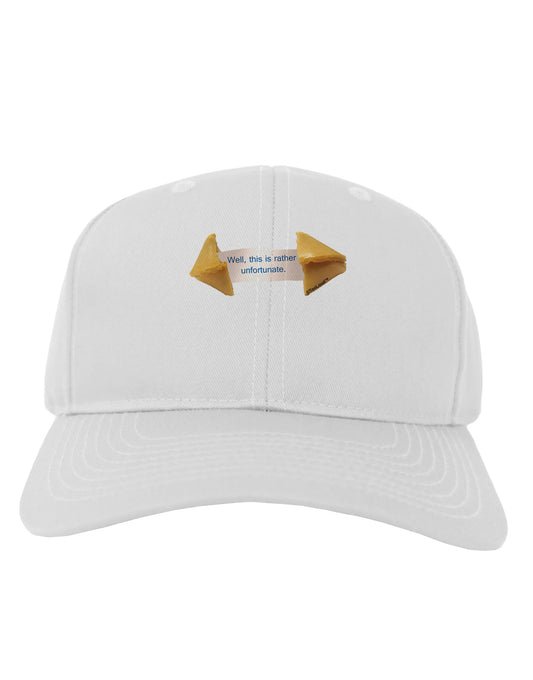 Unfortunate Cookie Adult Baseball Cap Hat-Baseball Cap-TooLoud-White-One Size-Davson Sales