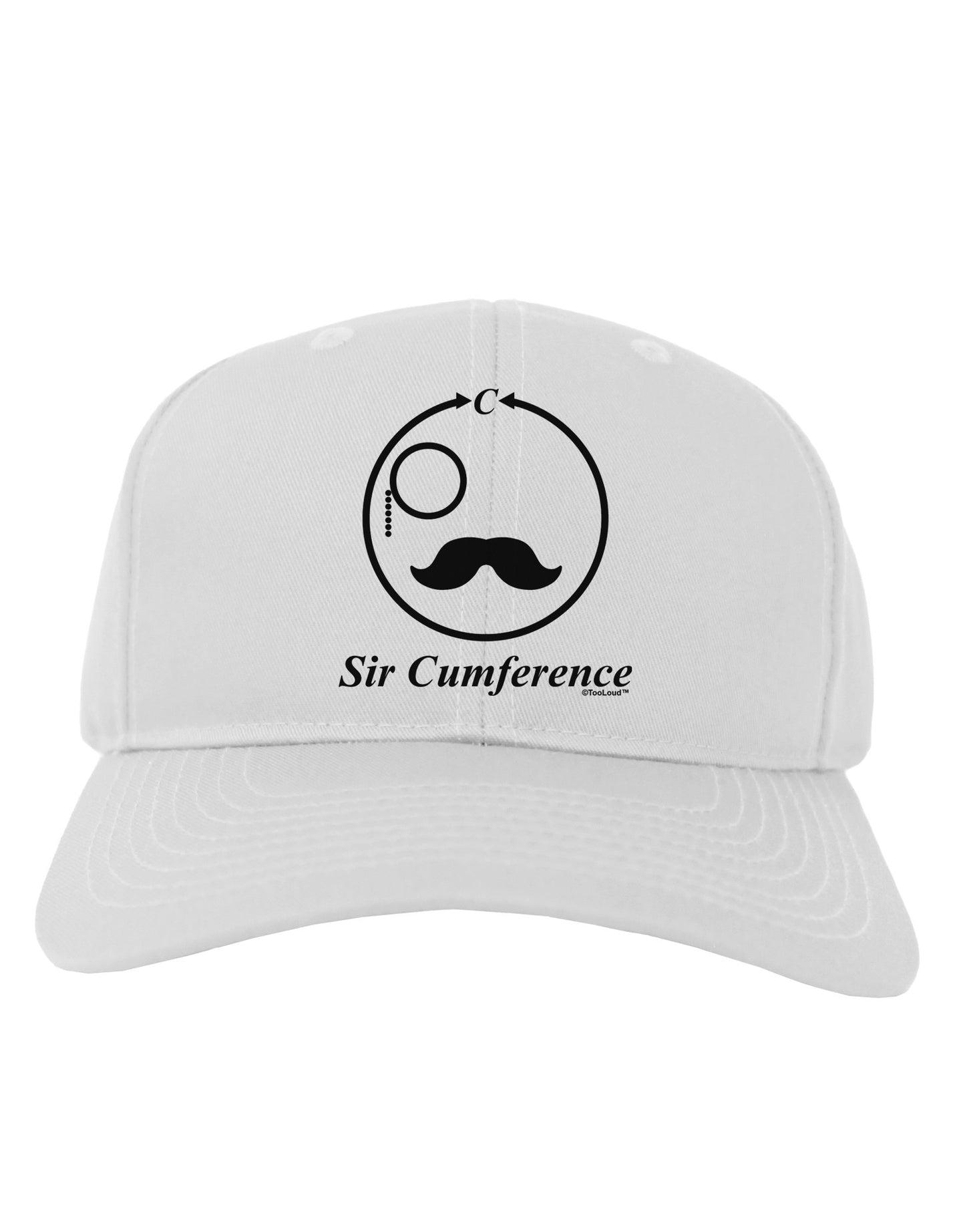 Sir Cumference Adult Baseball Cap Hat-Baseball Cap-TooLoud-White-One Size-Davson Sales