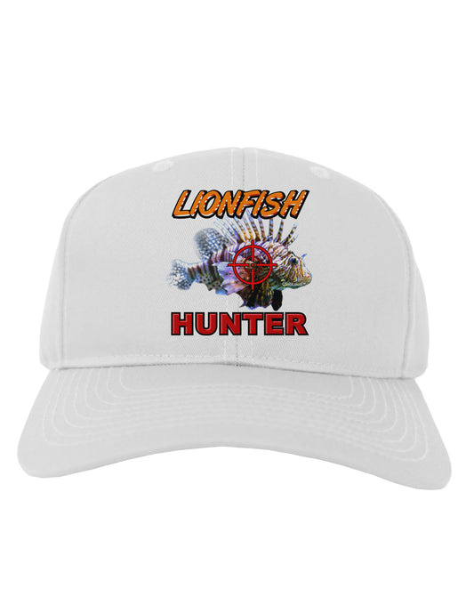 Lionfish Hunter Adult Baseball Cap Hat-Baseball Cap-TooLoud-White-One Size-Davson Sales