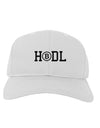HODL Bitcoin Adult Baseball Cap Hat-Baseball Cap-TooLoud-White-One-Size-Fits-Most-Davson Sales