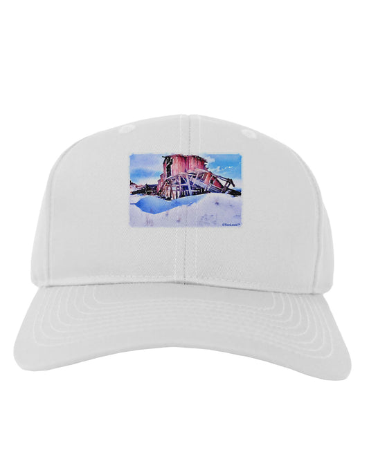 TooLoud Victor Mines Colorado Watercolor Adult Baseball Cap Hat-Baseball Cap-TooLoud-White-One Size-Davson Sales