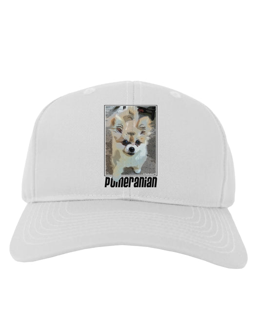 Pomeranian Step Out Adult Baseball Cap Hat by TooLoud-Baseball Cap-TooLoud-White-One Size-Davson Sales