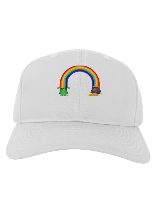 Pixel Pot of Gold Adult Baseball Cap Hat-Baseball Cap-TooLoud-White-One Size-Davson Sales