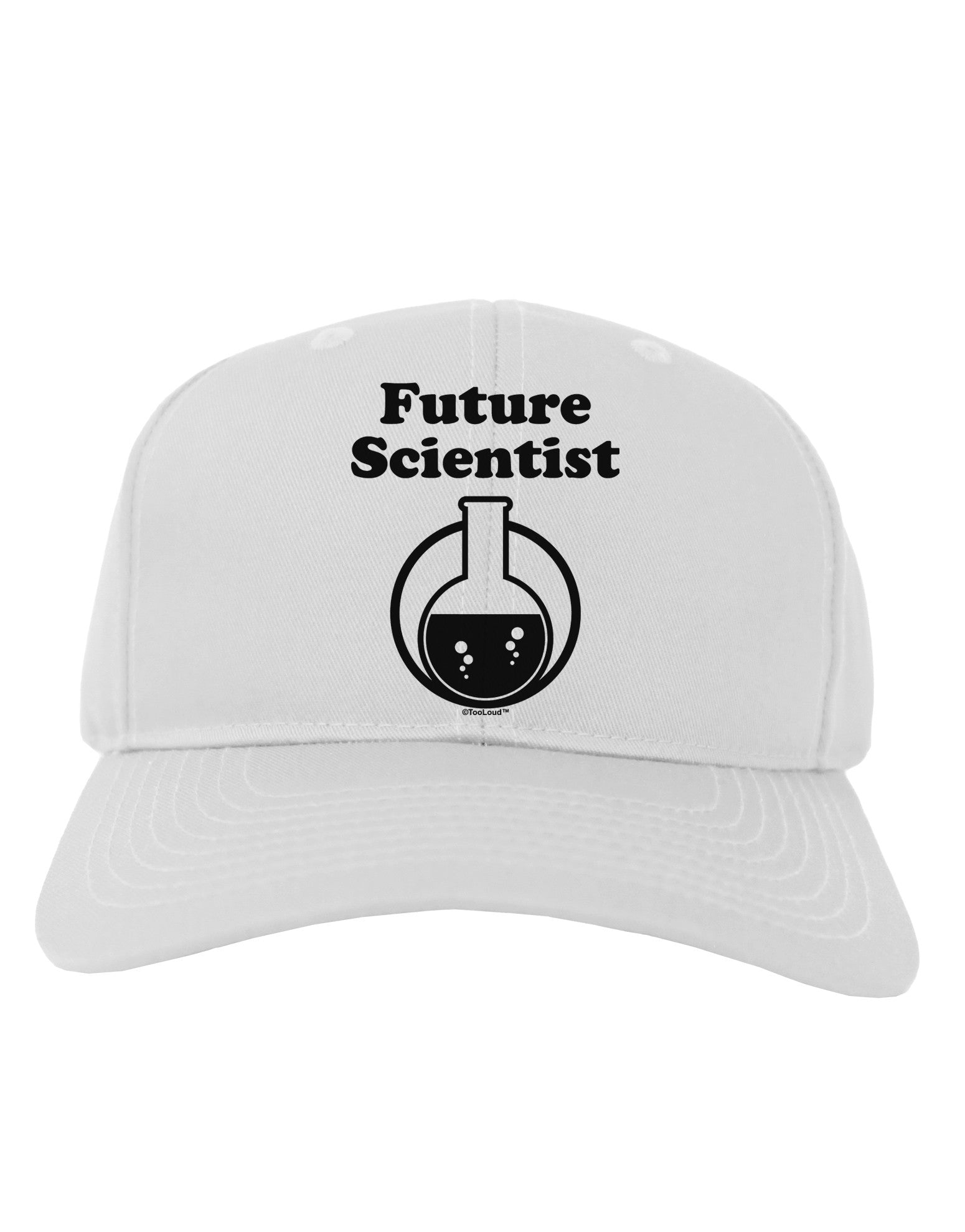 Future Scientist Adult Baseball Cap Hat-Baseball Cap-TooLoud-White-One Size-Davson Sales