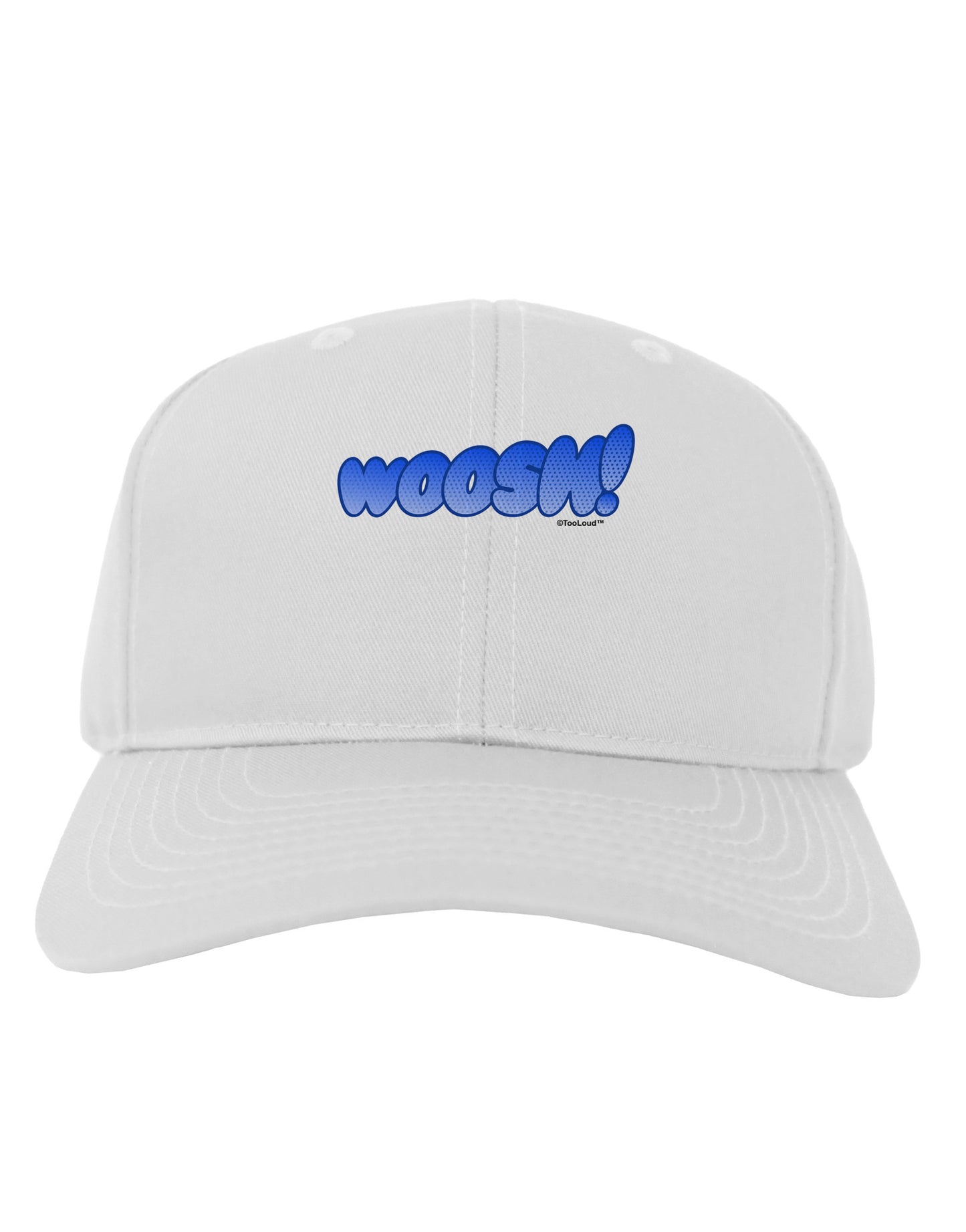 Onomatopoeia WOOSH Adult Baseball Cap Hat-Baseball Cap-TooLoud-White-One Size-Davson Sales
