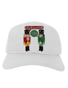 Whats Crackin - Deez Nuts Adult Baseball Cap Hat by-Baseball Cap-TooLoud-White-One Size-Davson Sales