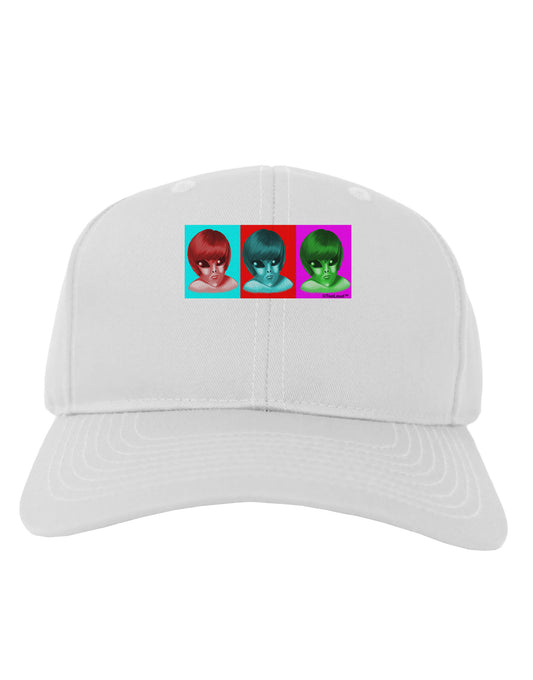 Extraterrestial Pop-art #2 Adult Baseball Cap Hat by TooLoud-Baseball Cap-TooLoud-White-One Size-Davson Sales