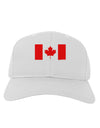 Canadian Flag Maple Leaf Colors Adult Baseball Cap Hat-Baseball Cap-TooLoud-White-One Size-Davson Sales
