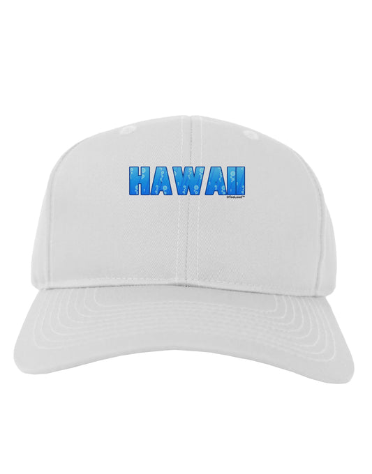 Hawaii Ocean Bubbles Adult Baseball Cap Hat by TooLoud-Baseball Cap-TooLoud-White-One Size-Davson Sales