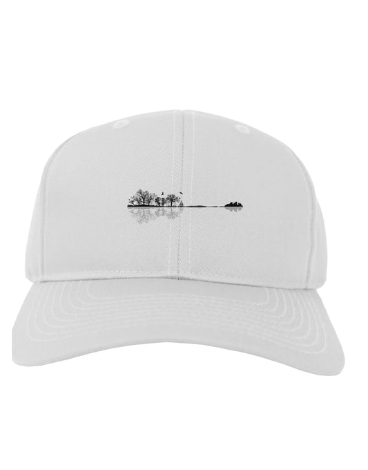 Nature's Harmony Guitar Adult Baseball Cap Hat by TooLoud-Baseball Cap-TooLoud-White-One Size-Davson Sales