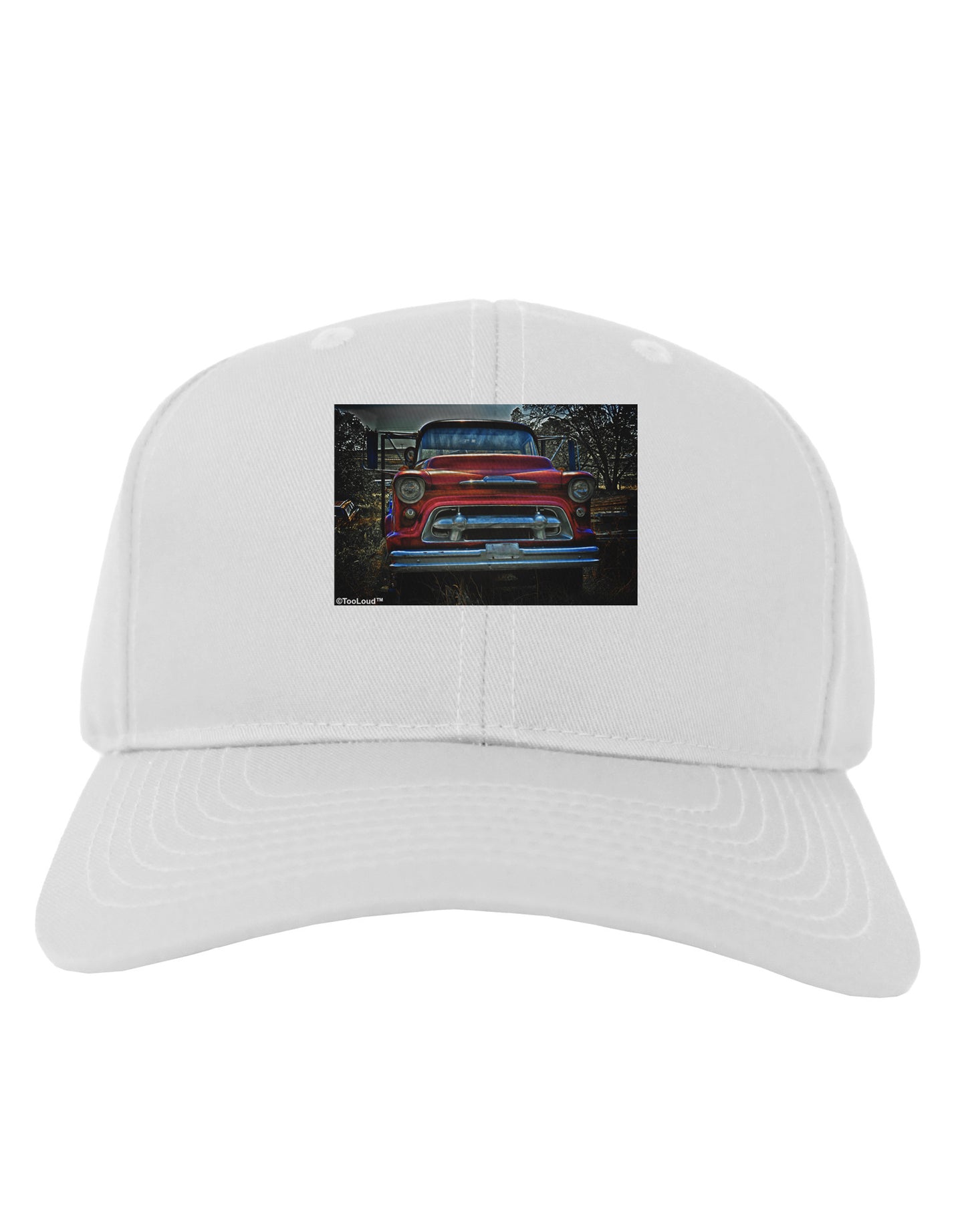 Vintage Truck Adult Baseball Cap Hat-Baseball Cap-TooLoud-White-One Size-Davson Sales