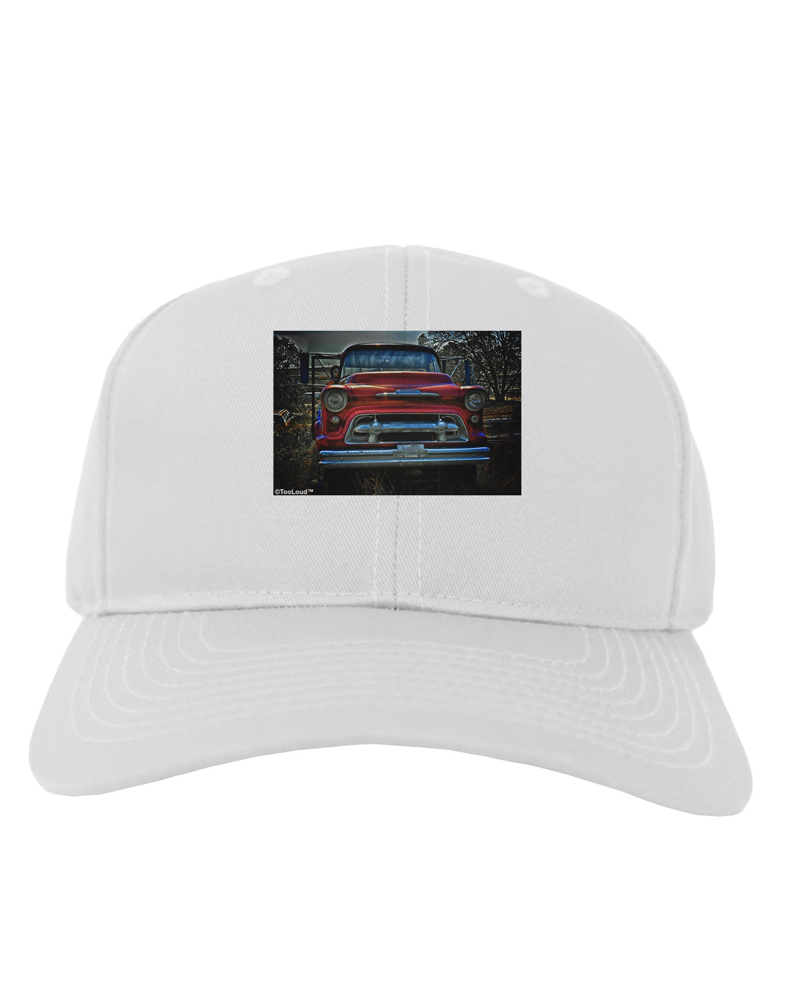 Vintage Truck Adult Baseball Cap Hat-Baseball Cap-TooLoud-White-One Size-Davson Sales