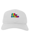 I Heart My Boyfriend - Rainbow Adult Baseball Cap Hat-Baseball Cap-TooLoud-White-One Size-Davson Sales