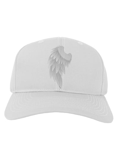 Single Left Angel Wing Design - Couples Adult Baseball Cap Hat-Baseball Cap-TooLoud-White-One Size-Davson Sales