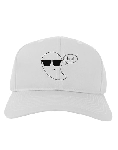 Boo Ya Cool Ghost Halloween Adult Baseball Cap Hat-Baseball Cap-TooLoud-White-One Size-Davson Sales