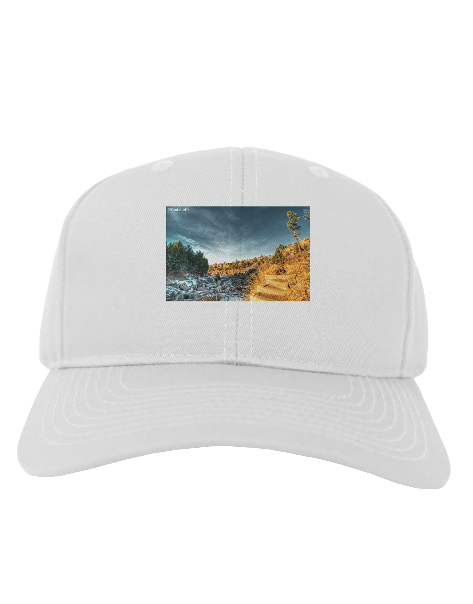 Castlewood Canyon Adult Baseball Cap Hat-Baseball Cap-TooLoud-White-One Size-Davson Sales