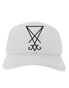 Sigil of Lucifer - Seal of Satan Adult Baseball Cap Hat-Baseball Cap-TooLoud-White-One Size-Davson Sales