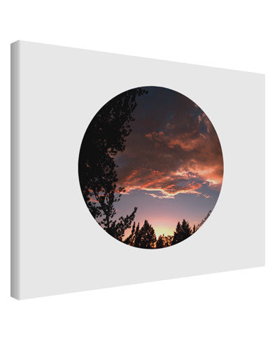 Forest Sunset Printed Canvas Art Landscape - Choose Size by TooLoud-TooLoud-14x11"-Davson Sales