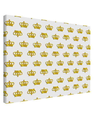 Gold Crowns AOP Printed Canvas Art Landscape - Choose Size by TooLoud-TooLoud-14x11"-Davson Sales