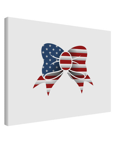 Patriotic Bow Printed Canvas Art Landscape - Choose Size-TooLoud-14x11"-Davson Sales