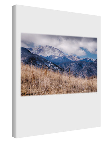 Pikes Peak CO Mountains Printed Canvas Art Portrait - Choose Size by TooLoud-TooLoud-11x14"-Davson Sales