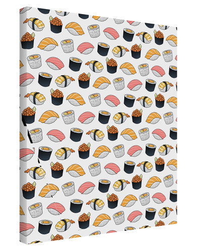Cute Sushi AOP Printed Canvas Art Portrait - Choose Size-TooLoud-11x14"-Davson Sales