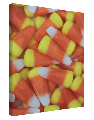 Candy Corn Printed Canvas Art Portrait - Choose Size by TooLoud-TooLoud-11x14"-Davson Sales