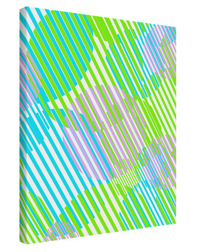Geometric Circles Pattern AOP Printed Canvas Art Portrait - Choose Size by TooLoud-TooLoud-11x14"-Davson Sales