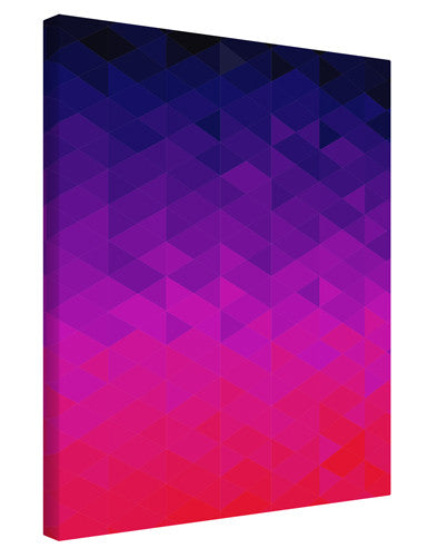 Geometric Gradient AOP Printed Canvas Art Portrait - Choose Size by TooLoud-TooLoud-11x14"-Davson Sales